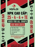 NPK 25-4-4+TE (NEW)