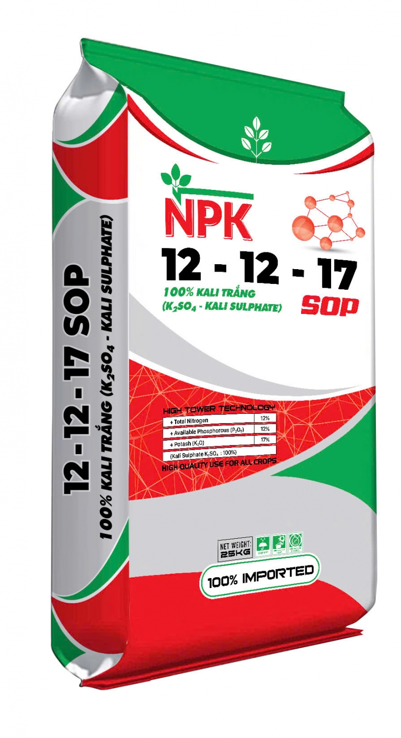 NPK 12-12-17 SOP (Sản phẩm mới)