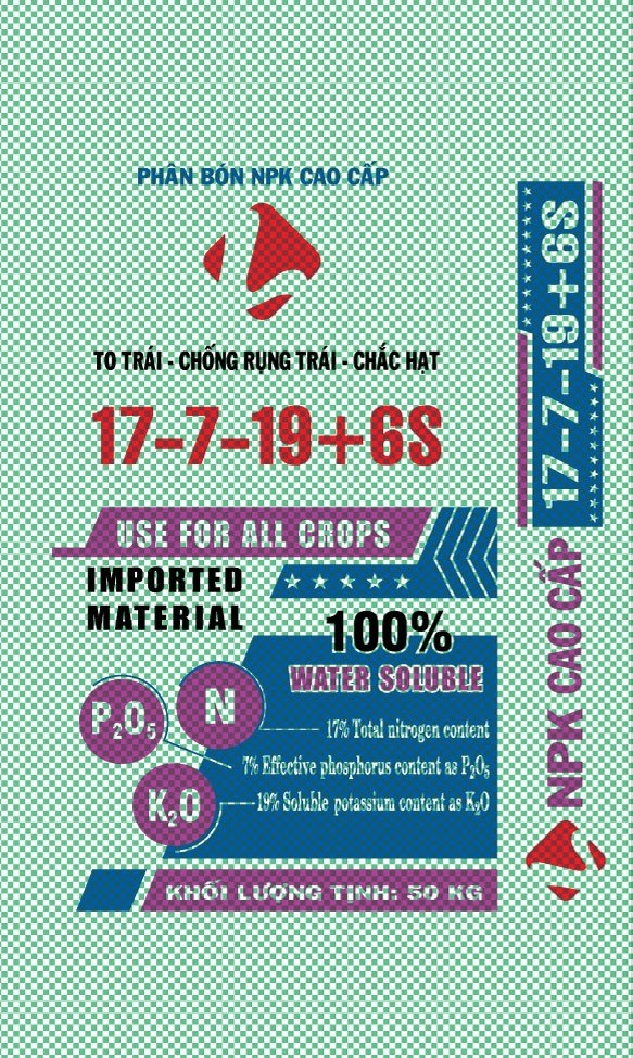 NPK 17-7-19+6S+TE (NEW)