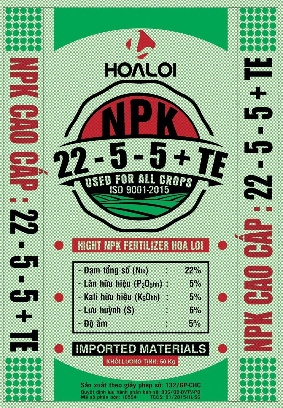 NPK 22-5-5+TE (NEW)