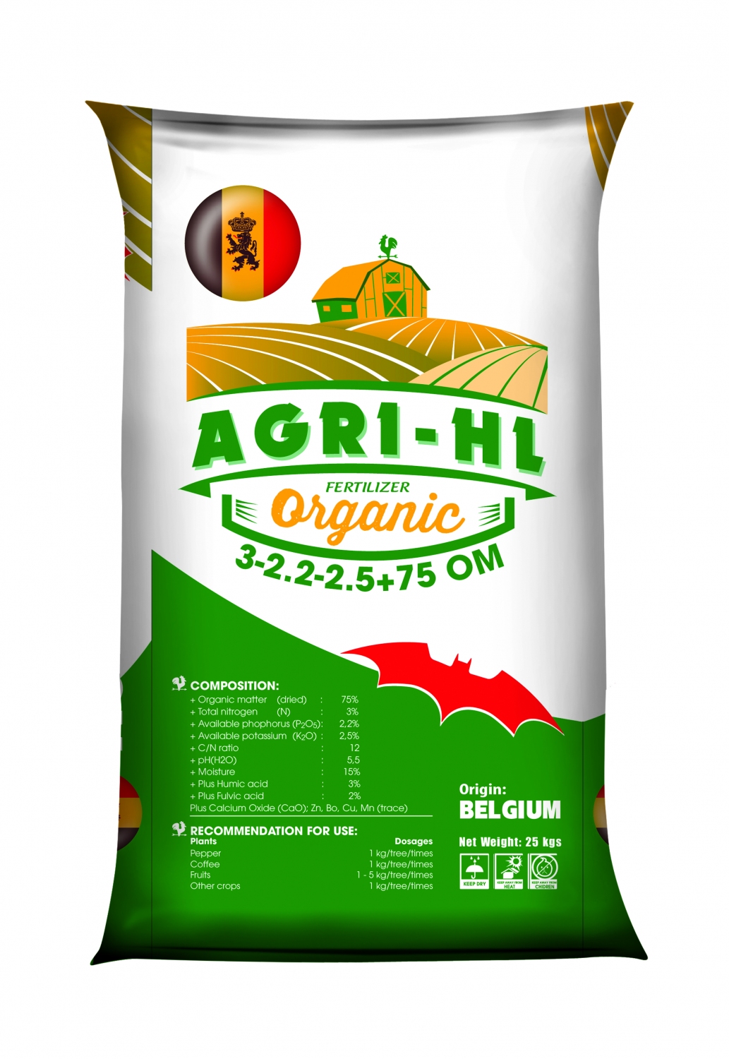 PHÂN BÓN HỮU CƠ AGRI HL